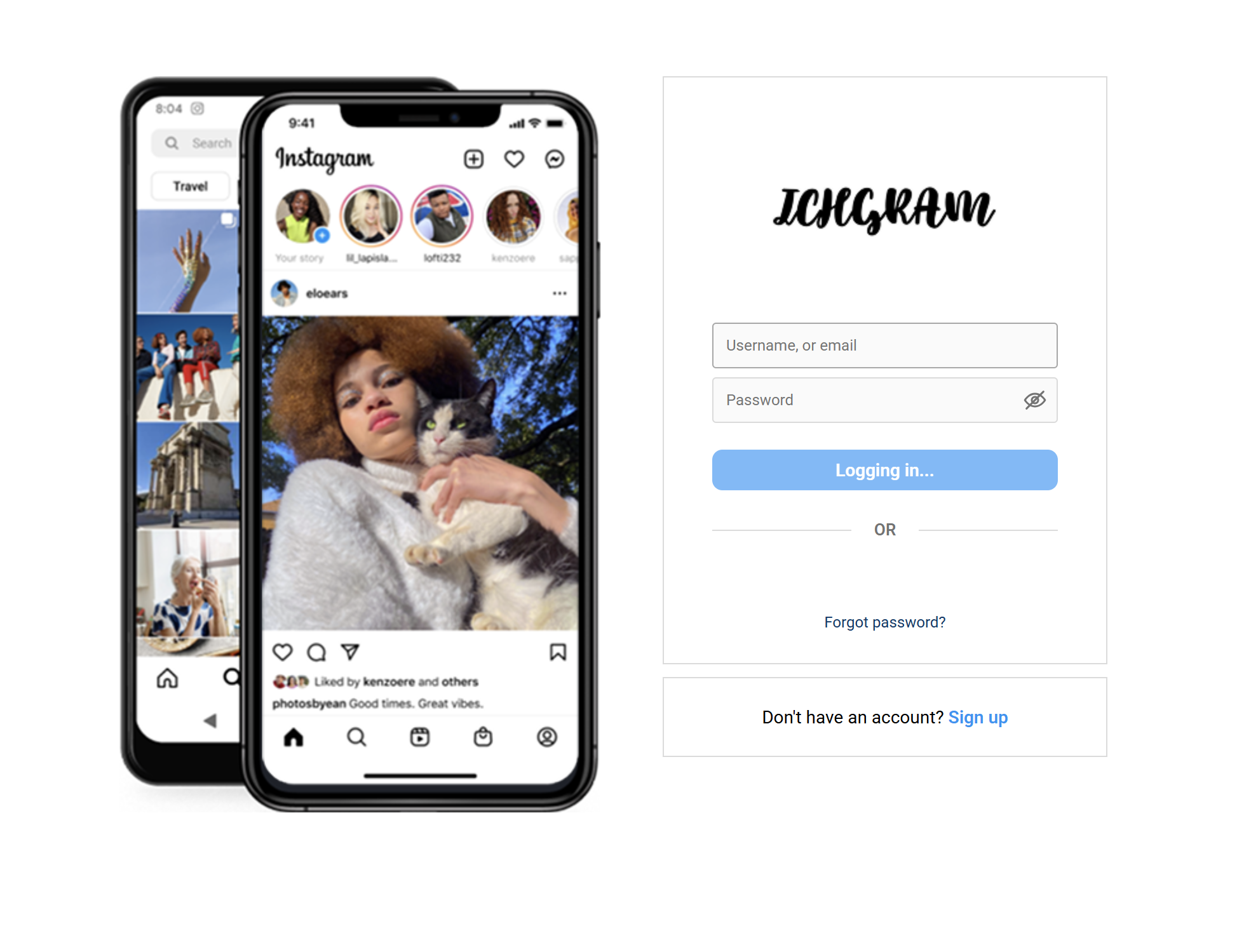 Ichgram project preview