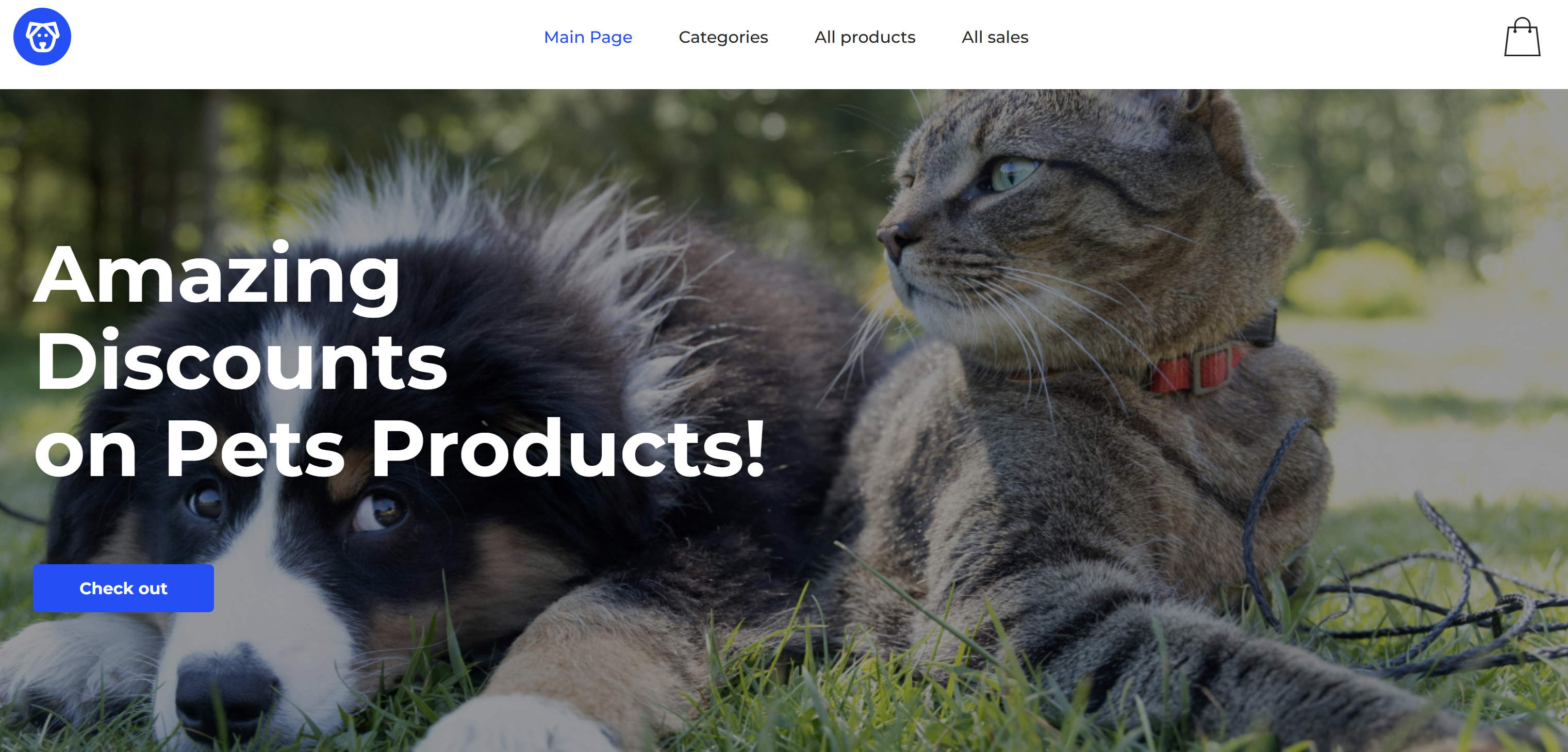 Online Pet Shop project preview
